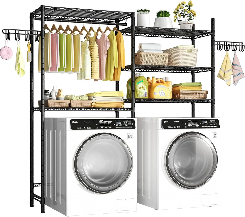 U5 Over the Washer and Dryer Storage Shelf, Laundry Room Space Saver