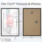 11x17 Poster Frames - Black, MultiPack of 12 - Prima Collection