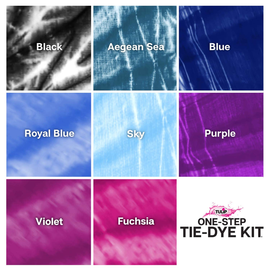 One-Step Tie-Dye Kit Celestial, Large Party Activity, Permanent Fabric Dye, Vibrant Galaxy Color Palette: Purple