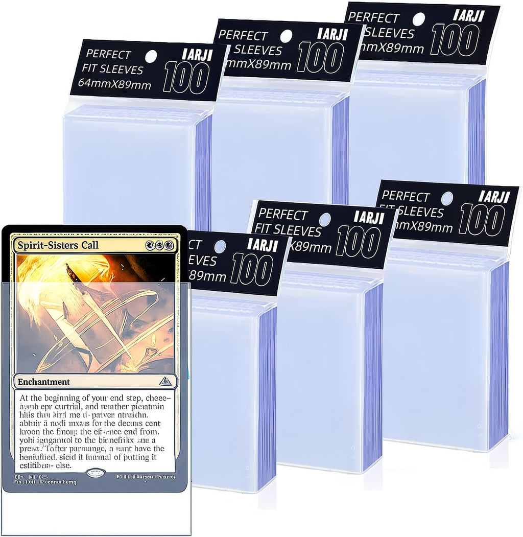 600ct Perfect Fit Sleeves, Perfect Fit Card Sleeves, Inner Sleeve for MTG | Exact Fits Sleeve for Double-Sleeving