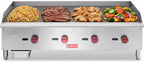 48"W Commercial Gas Griddle Countertop