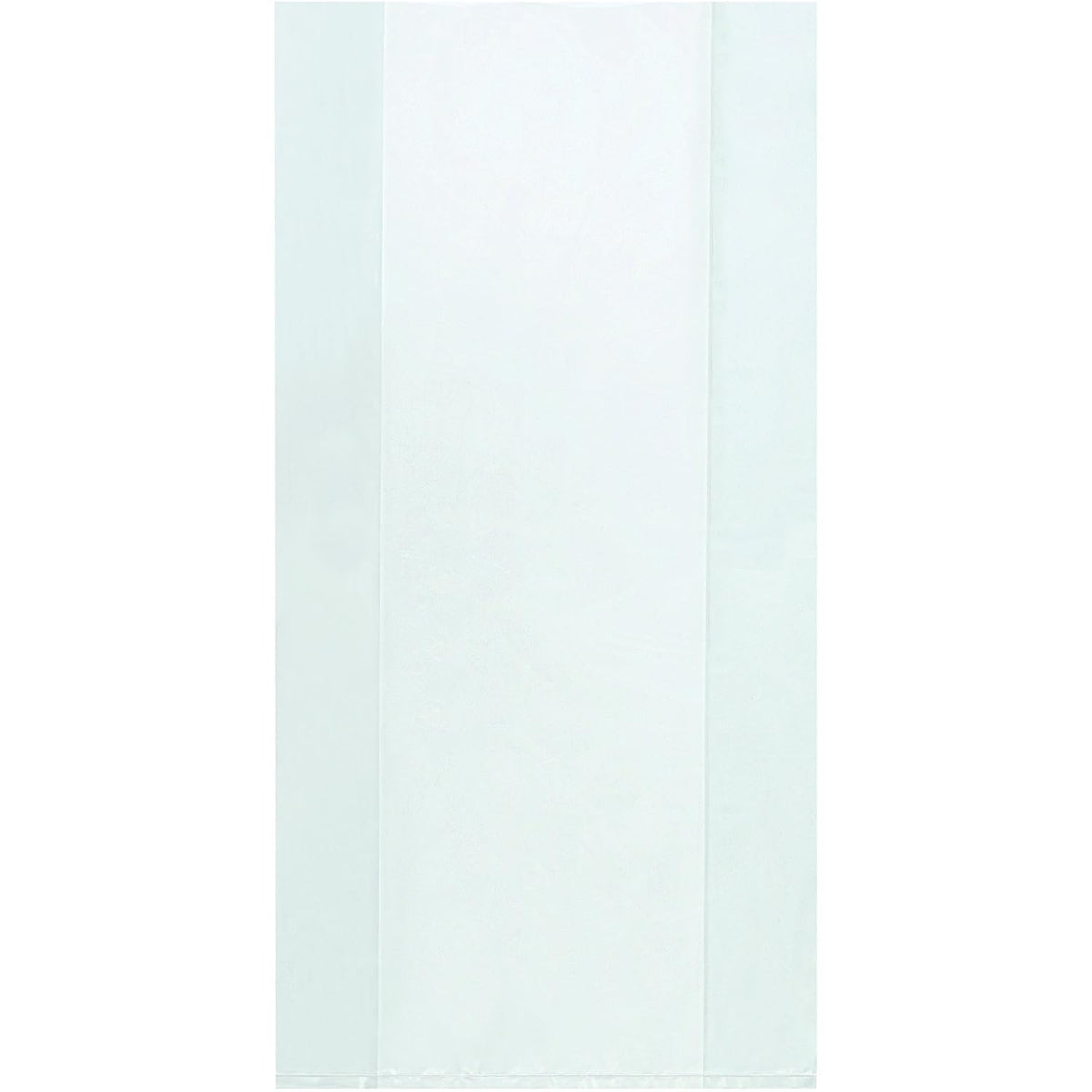 BPB1366 Gusseted Poly Bags, 1 mil, 6" x 3" x 12", Clear (Pack of 1000)