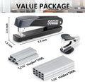 Heavy Duty Stapler, IMLIKE 50 Sheet Full Strip Stapler, Anti-Jam Non-Slip with 5000pcs 26/6 Staples and 1000pcs 23/8