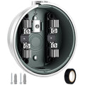 Meter Socket 100 Amp, 4-Jaw Meter Base Meter Socket 240V Single Phase 3-Wire with Horn Bypass Compatible with Overhead or Underground Service Installation