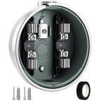 Meter Socket 100 Amp, 4-Jaw Meter Base Meter Socket 240V Single Phase 3-Wire with Horn Bypass Compatible with Overhead or Underground Service Installation