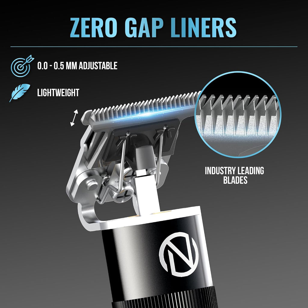 Novah Professional Hair Clippers for Men, Professional Barber Clippers and Trimmer Set, Mens Cordless Clipper, Fade