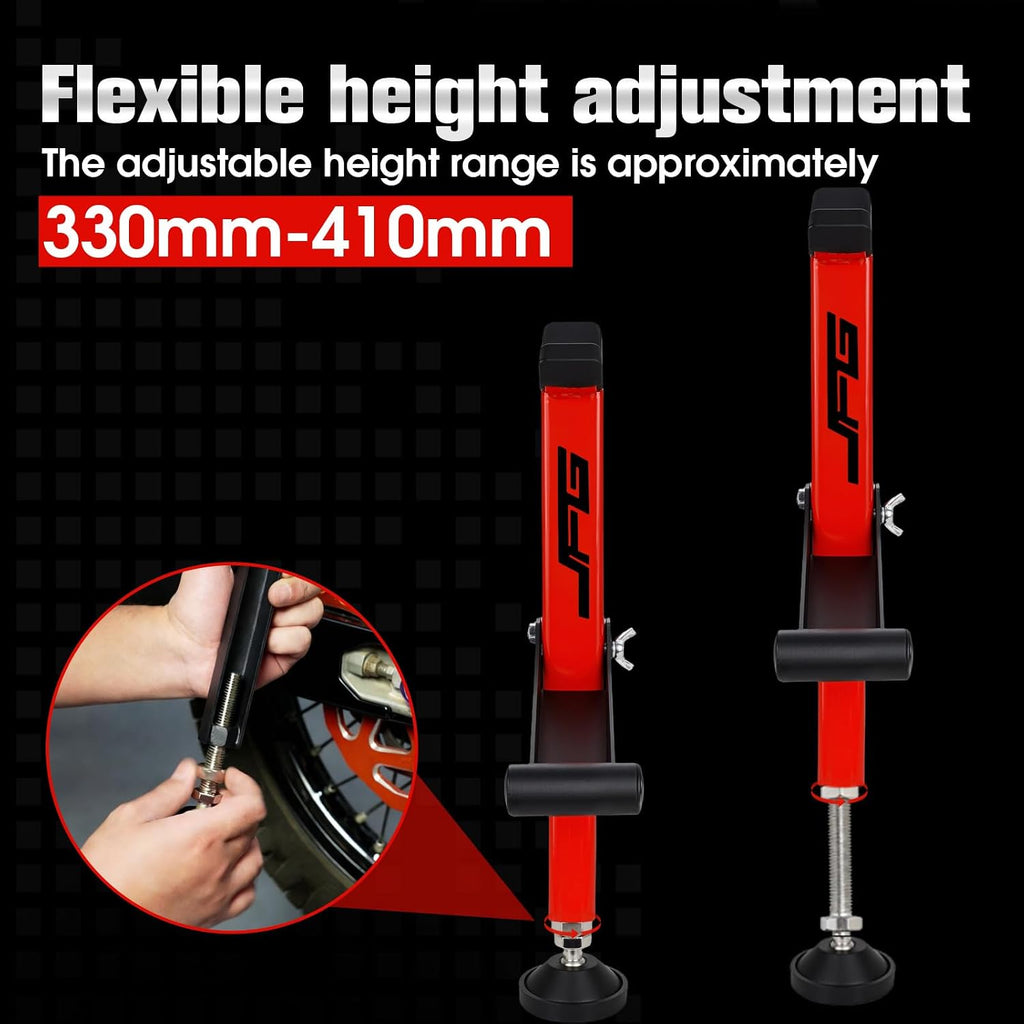 Motorcycle Stand Rear Wheel Stand Red