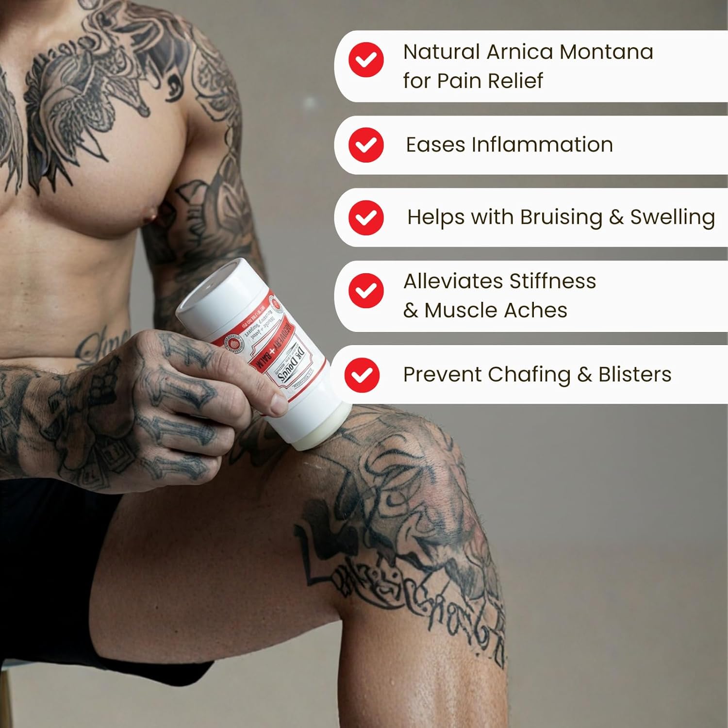 Recovery Balm – Organic Arnica & Magnesium Topical Rub – Soothing Support Lotion for Active Muscles, Joints, & Skin –