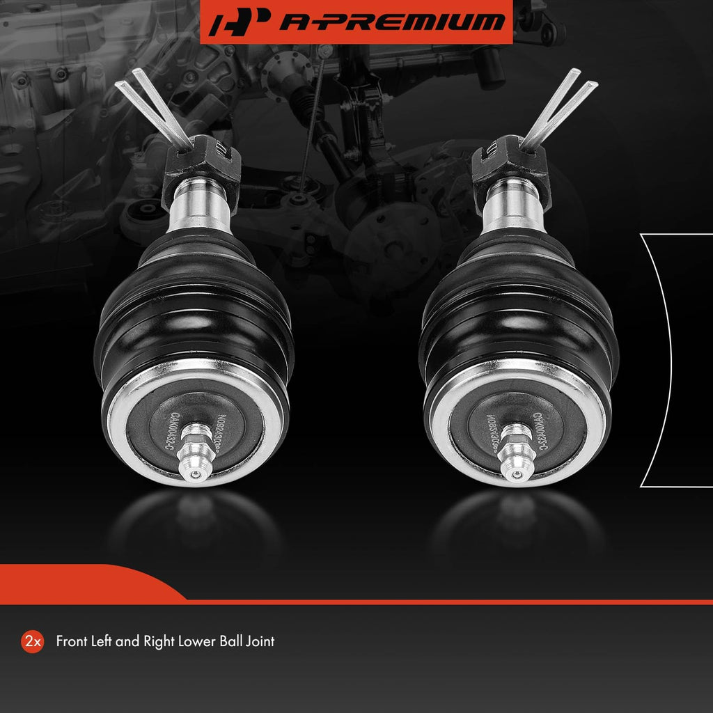 A-Premium 2 x Front Lower Ball Joints, Compatible with Subaru