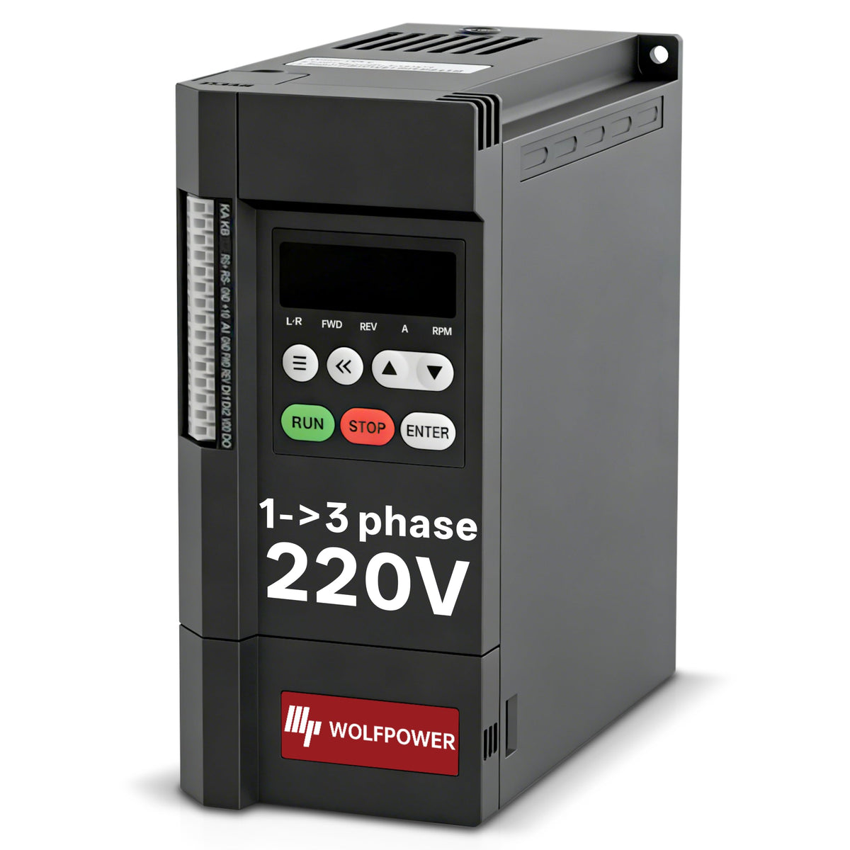G30E 0.75kW 1HP VFD, 220V Single Phase Input 3 Phase Output