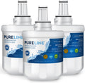 Pureline Replacement for DA29-00003G Water Filter Samsung, Aqua-Pure Plus, RSG257AARS, DA29-00003F, DA29-00003B, DA29-00003A, RF267AERS, RS22HDHPNSR Refrigerator Water Filter (3 Pack)