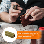 Waxed Thread Wax String 284 Yard 0.8mm 150D Flat Deep Khaki