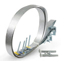 Everflow GWHSE80 Seismic Water Heater Restraining Strap, Galvanized Steel, 80 gallon Chrome 90''