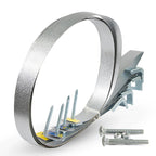 Everflow GWHSE80 Seismic Water Heater Restraining Strap, Galvanized Steel, 80 gallon Chrome 90''