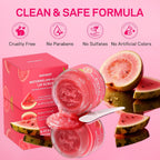 AMOADO Sugar Lip Scrub for Dark Lips – Exfoliating Lip Scrub for Smooth & Soft Lips with Watermelon & Guava, Lip