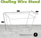 Disposable Chafing Dish Buffet Set, Food Warmers for Parties, Complete 39 Pcs of Chafing Servers with Covers