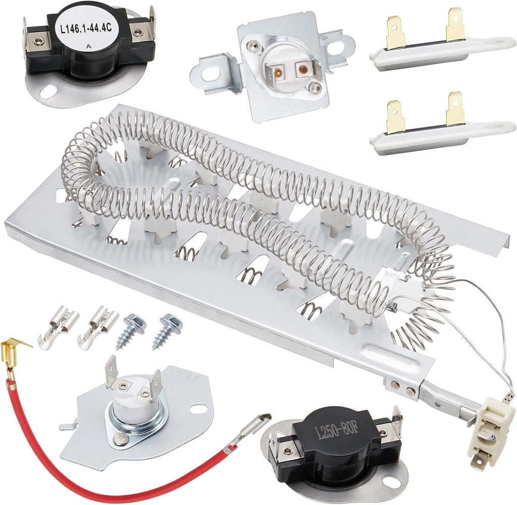 WED6620HC1 WED6620HC2 WED6620HC0 Dryer Heating Element Kit for Whirlpool