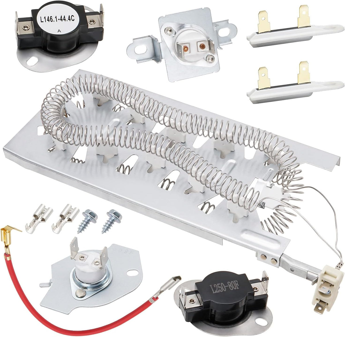 WED6620HC1 WED6620HC2 WED6620HC0 Dryer Heating Element Kit for Whirlpool