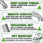 30PCS Heavy Duty Quick Link, 3.5IN Quick Chain Link, Silver
