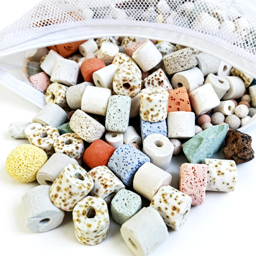 Aquarium Filter Media Set 12-in-1 Mix with Ceramic Rings