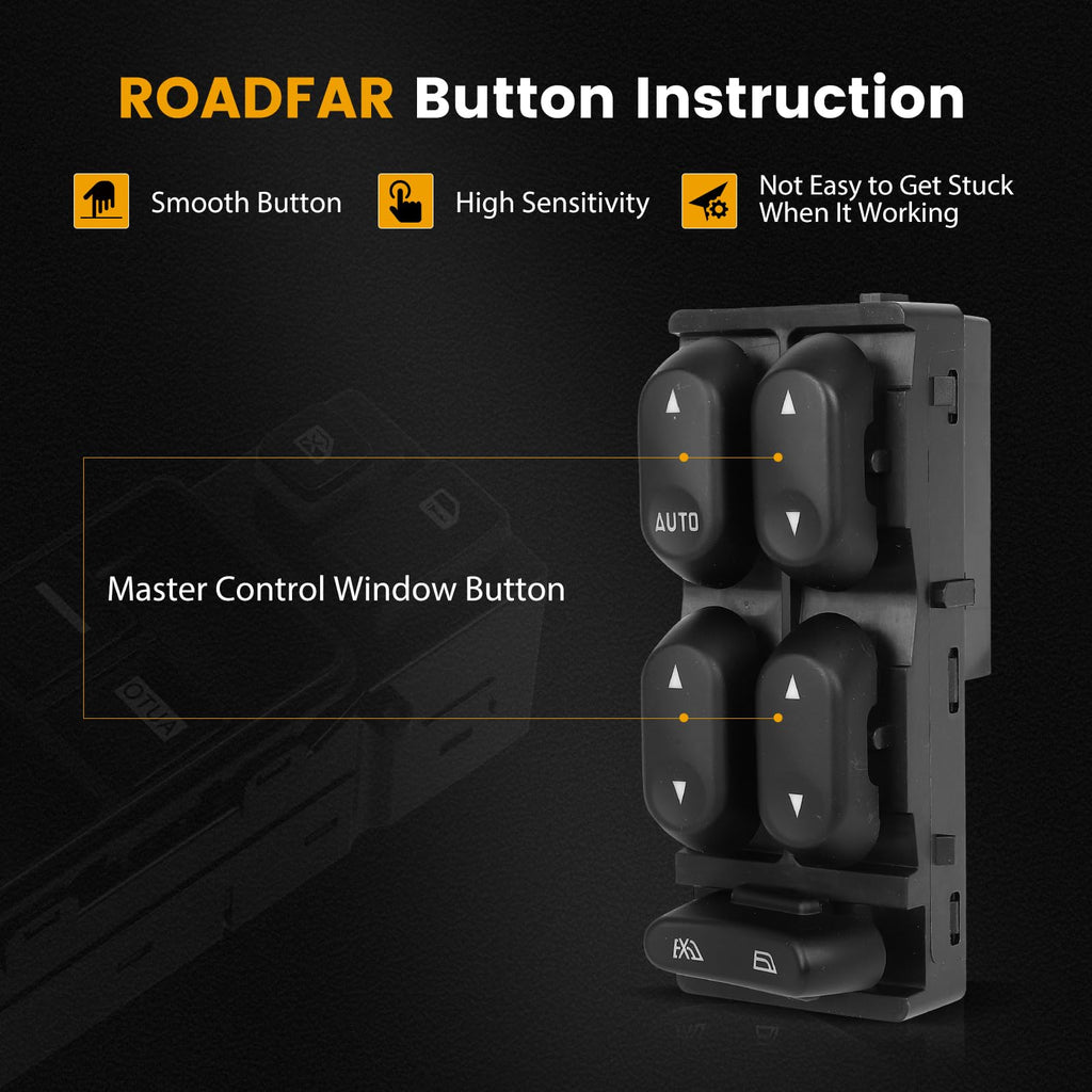 ROADFAR Master Power Window Switch 2004-2005 For Ford Explorer