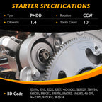 Marine Starter Compatible with Johnson 85-140HP,Evinrude E85-E140 1973-1998