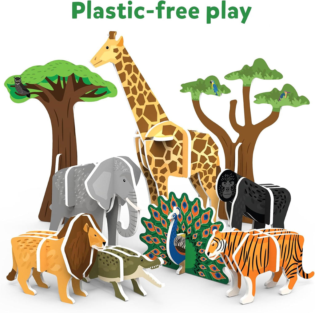 STEM Building Toy : My World Amazing Animals | Gifts for Kids Ages 3-7 | Fun Learning & Educational Playset for