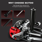 SCITOO 2pcs Rear Shock Absorbers Replace for Chevy Aveo