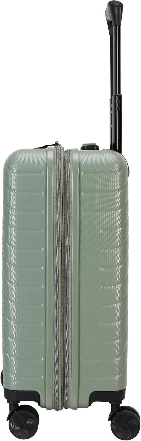 RIDGELINE 20-Inch Carry-On Lightweight Durable Hardside 8-Wheel Spinner Cabin Size Luggage, Sea Spray