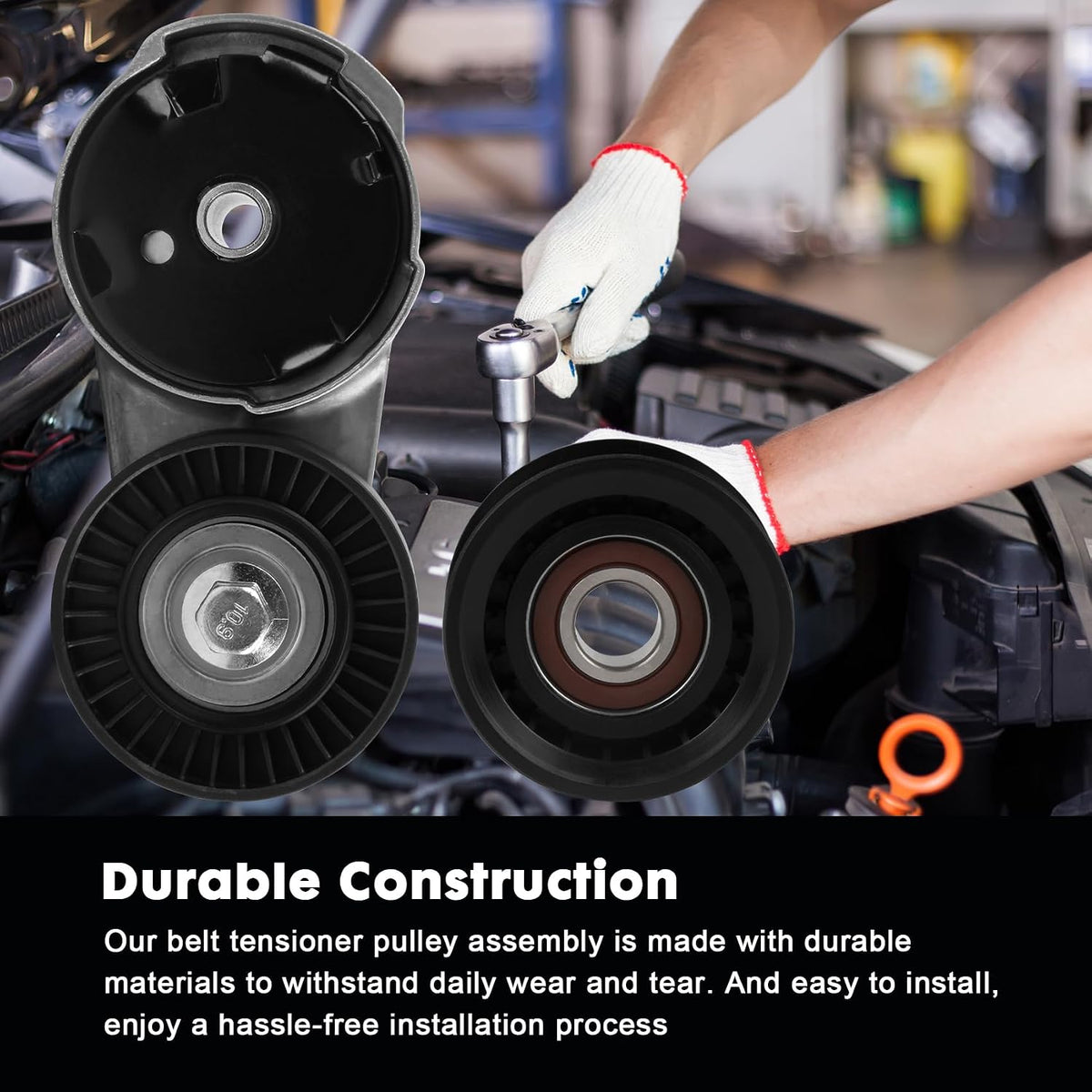 39282 + 38082 Drive Belt Tensioner with Idler Pulley