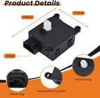 HVAC Blend Door Actuator Replaces 604-037 68004016AA Fit for Jeep Dodge