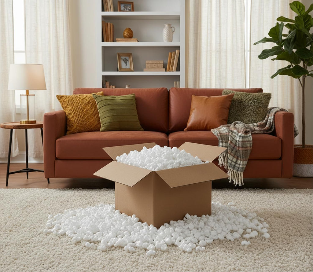 White Packing Peanuts, 7 Cu Ft