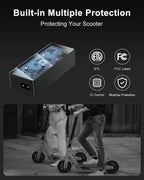 VHBW 42V 2A Electric Scooter Charger for 36V Lithium Battery