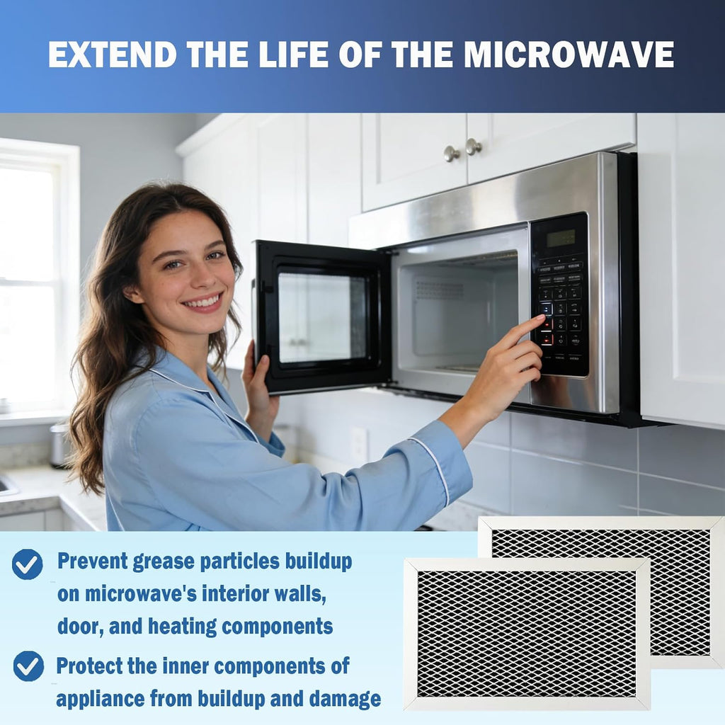 JVM3160RF9SS, JVM3160EF9ES, JVM6172DK6WW Microwave Charcoal Filter for GE