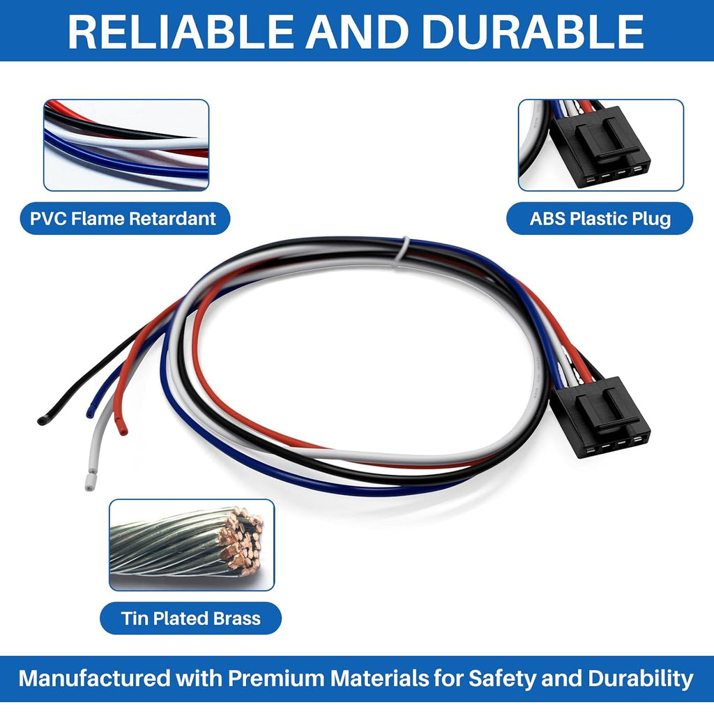 8506911 Universal Pigtail Trailer Brake Controller Wiring Harness