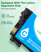 Remanufactured Ink Cartridges Replacement for Epson 802XL Ink Cartridges