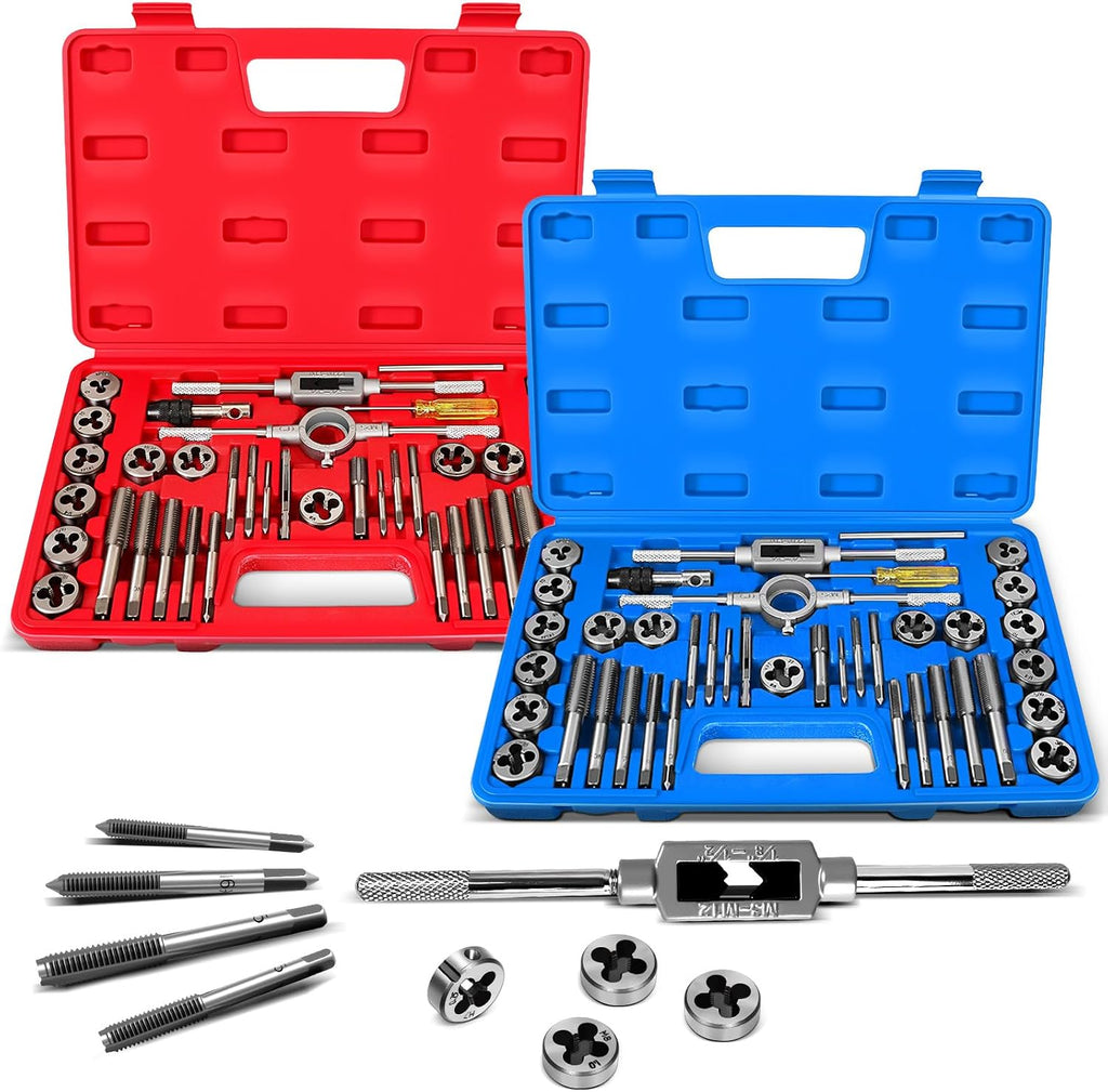 Tap and Die Set M3-M12, 80pcs Thread Repair Kit