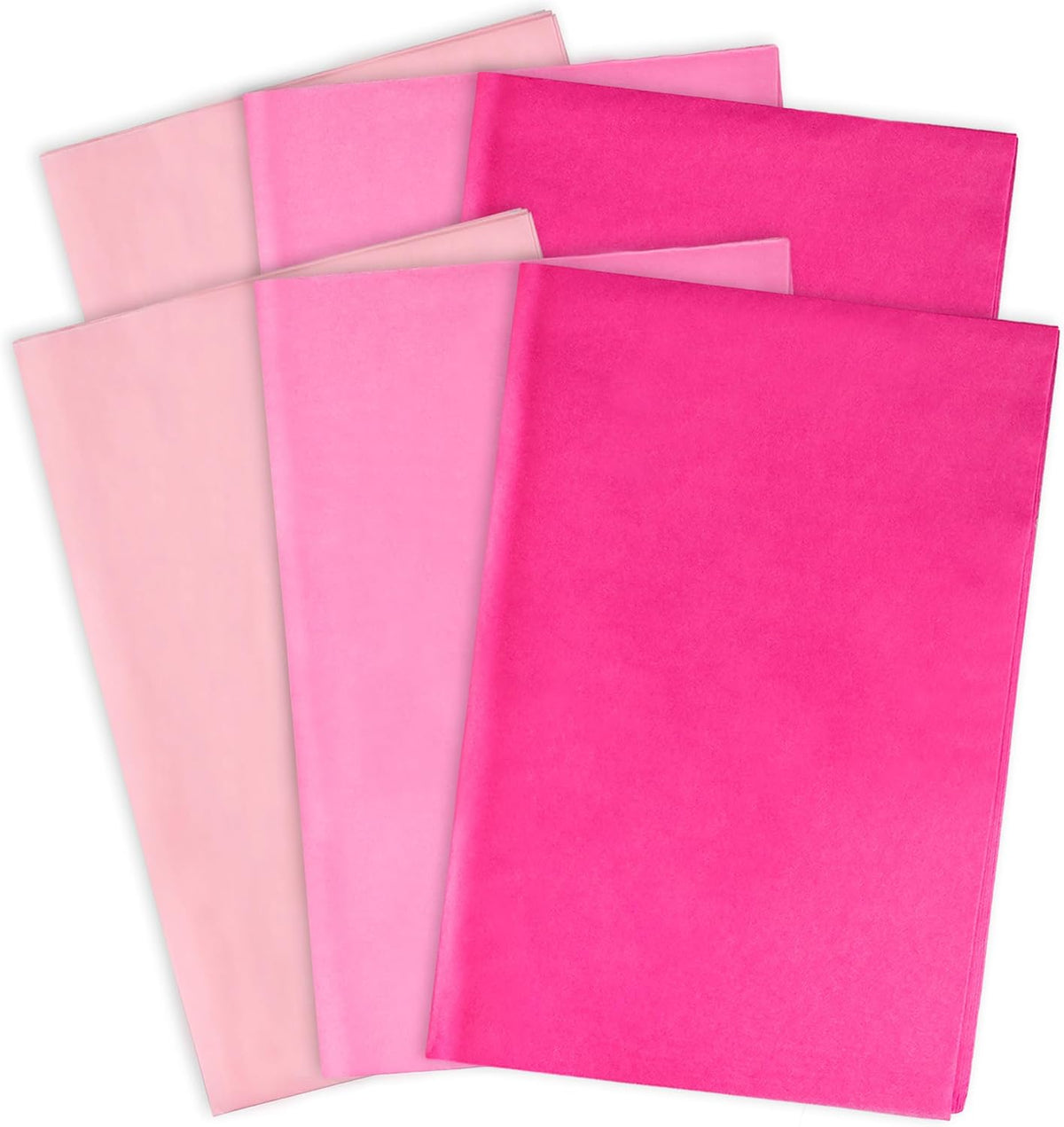 90 Sheets 20" x 30" Pink Tissue Paper Bulk,Large Assorted Pinks Tissue Paper for Gift Bags,Valentine's