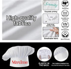 Chef Coat Personalized Name Logo Text Custom Chef Jackets with Pockets Chef's Hat Unisex Work Shirt for Men Women
