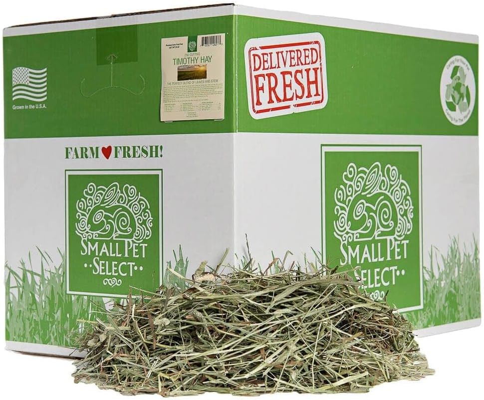 2nd Cutting Perfect Blend Timothy Hay Pet Food for Rabbits, Guinea Pigs, Chinchillas and Other Small Animals, Premium