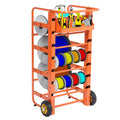 Wire Spool Rack, Multi-Spool Wire Cart Cable Caddy, 11 Rods