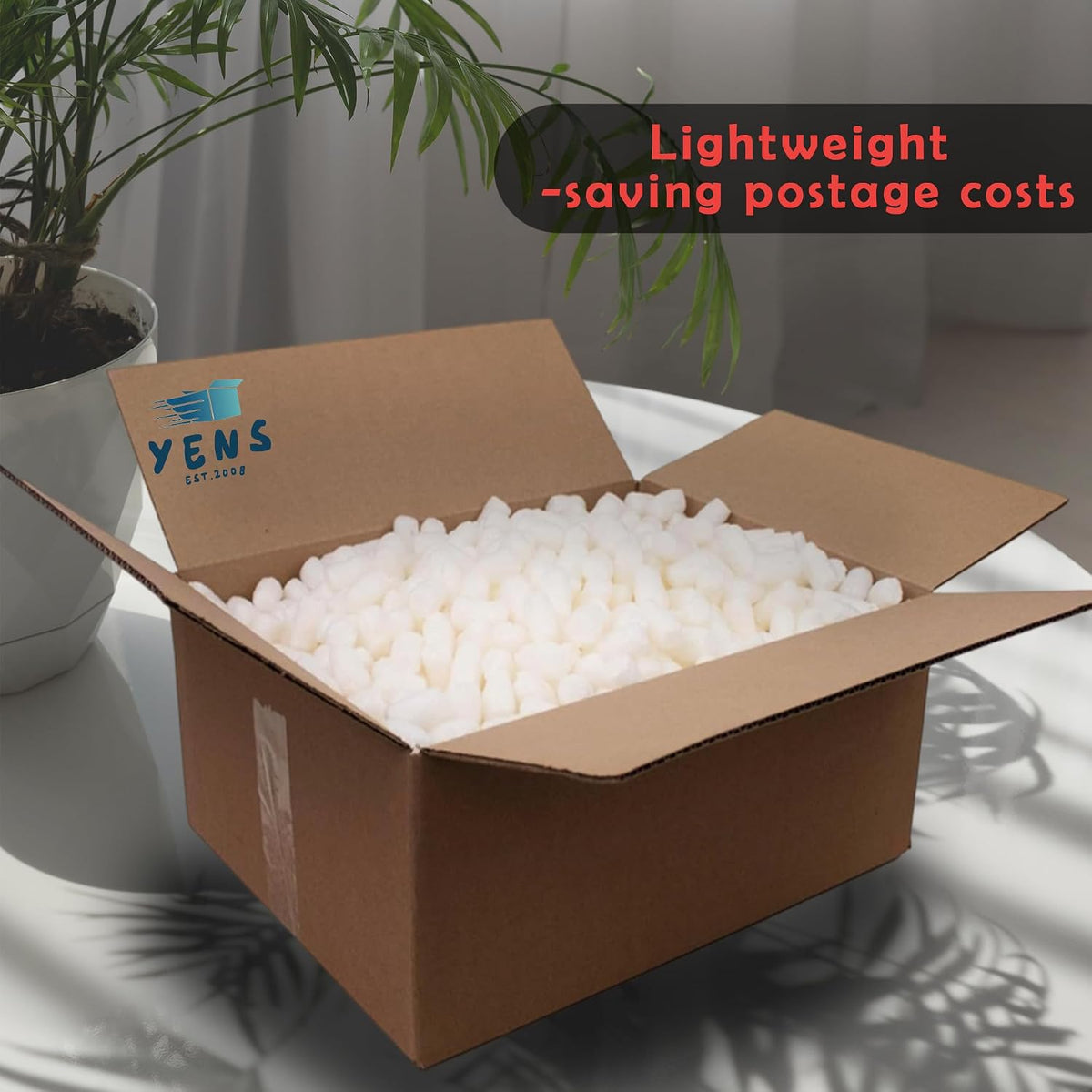 Packing Peanuts 45 Gallon 7 cubic ft Biodegradable Popcorn