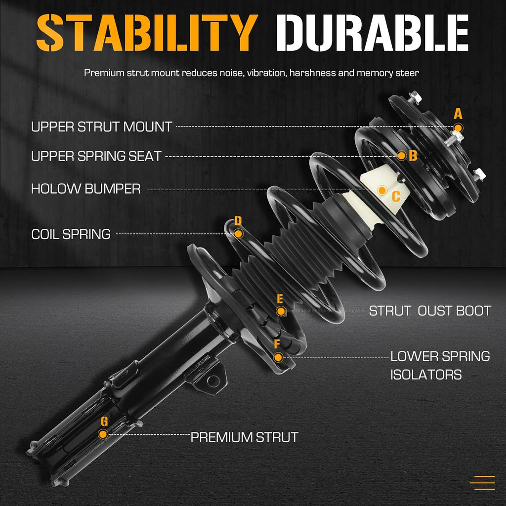 Front Struts Assembly fit for Toyota Corolla 2003-2008