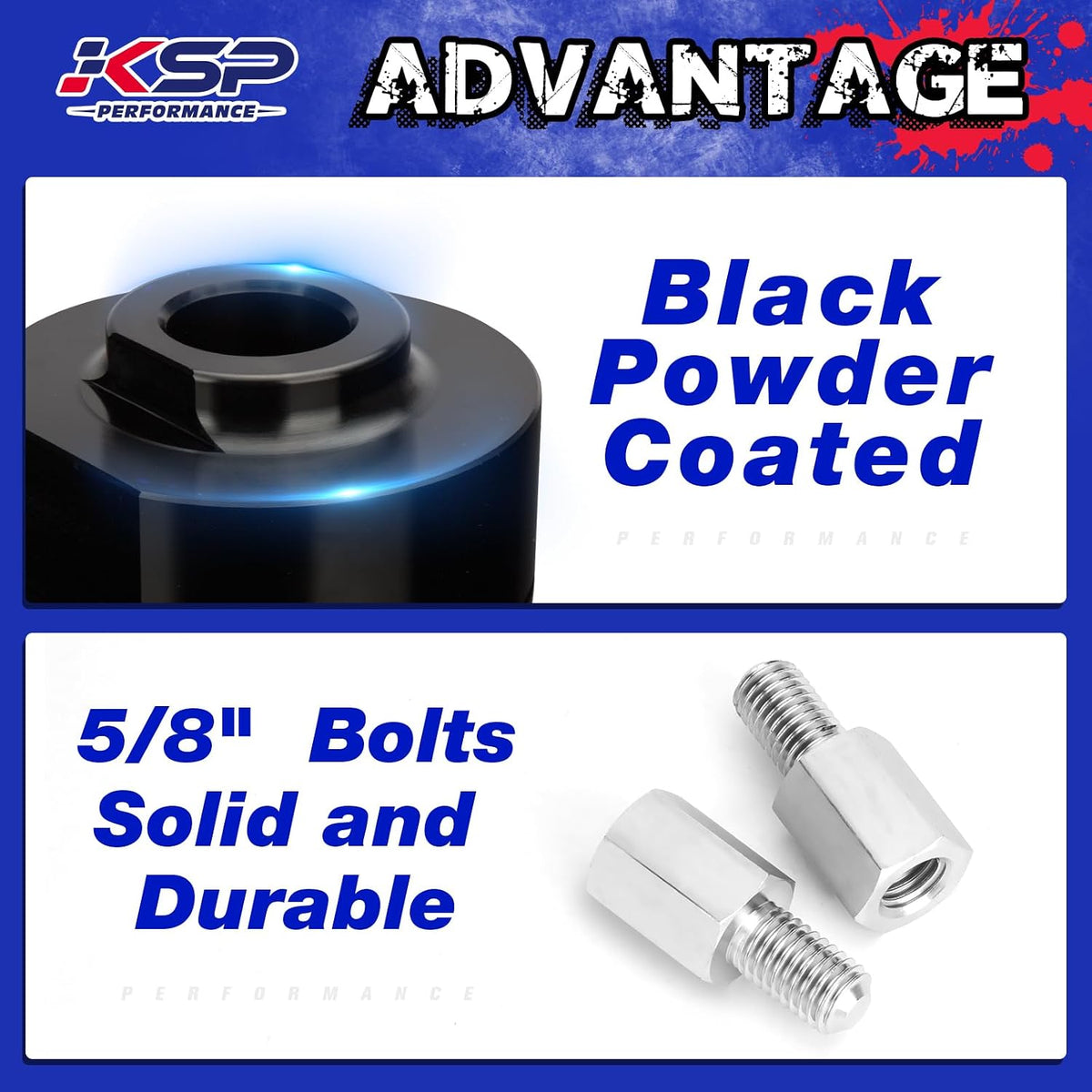 KSP 2" Front Leveling Lift Kits for Ford with 5/8" Stud (4WD only)