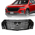 JOLONG Front Bumper Grille for Chevy/Chevrolet Traverse 2022-2023