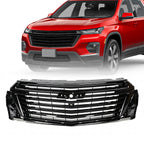 JOLONG Front Bumper Grille for Chevy/Chevrolet Traverse 2022-2023