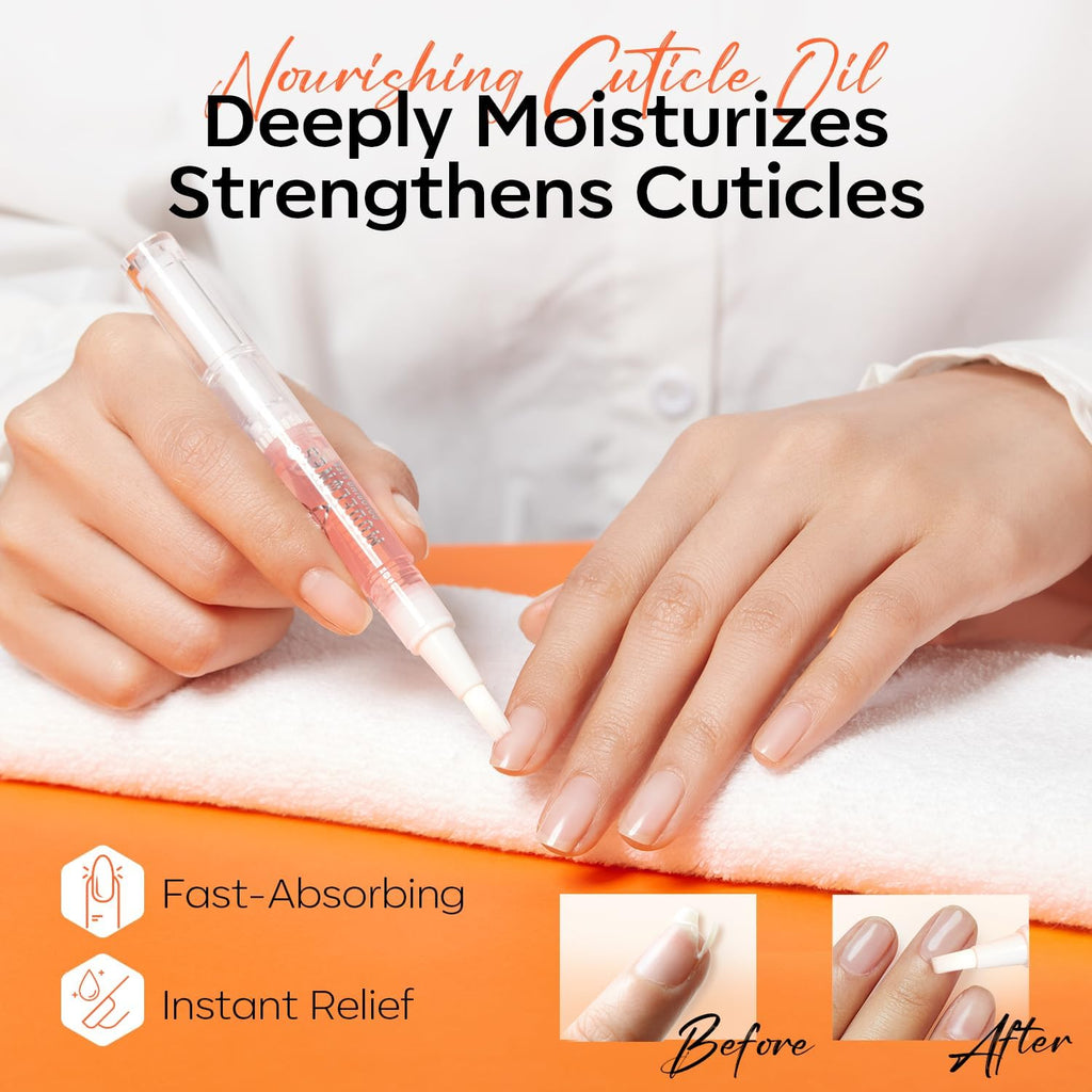 Cuticle Remover, Nail Kit Cuticle Trimmer Pusher Remover Liquid
