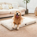 Dog Beds for Large Sized Dog, Orthopedic Pet Bed with Waterproof Lining, Soft Short Plush Surface & Egg Crate Foam