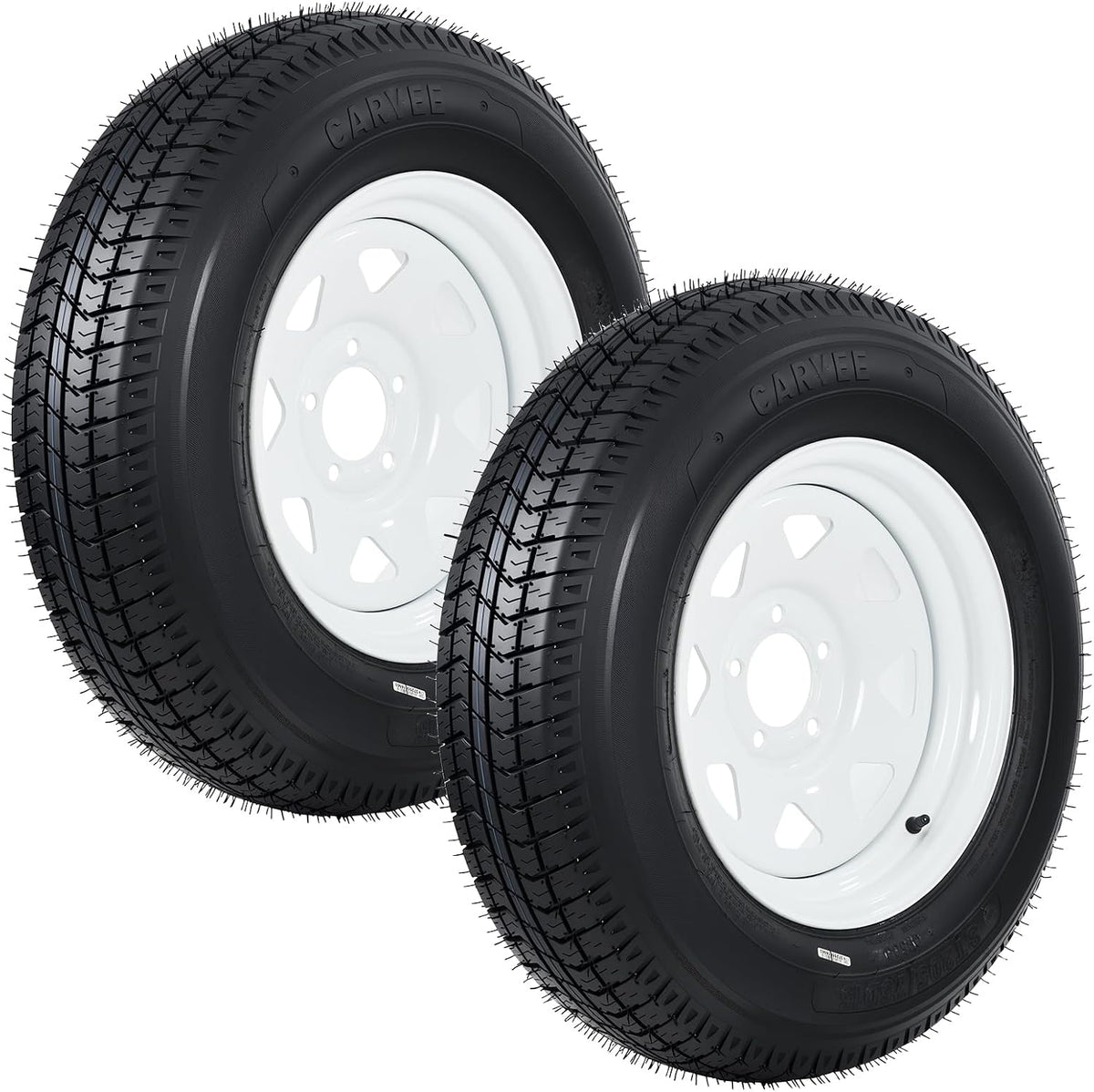 ST205/75D15 Trailer Tire and Wheel Assembly, 5 Lug, Set of 2