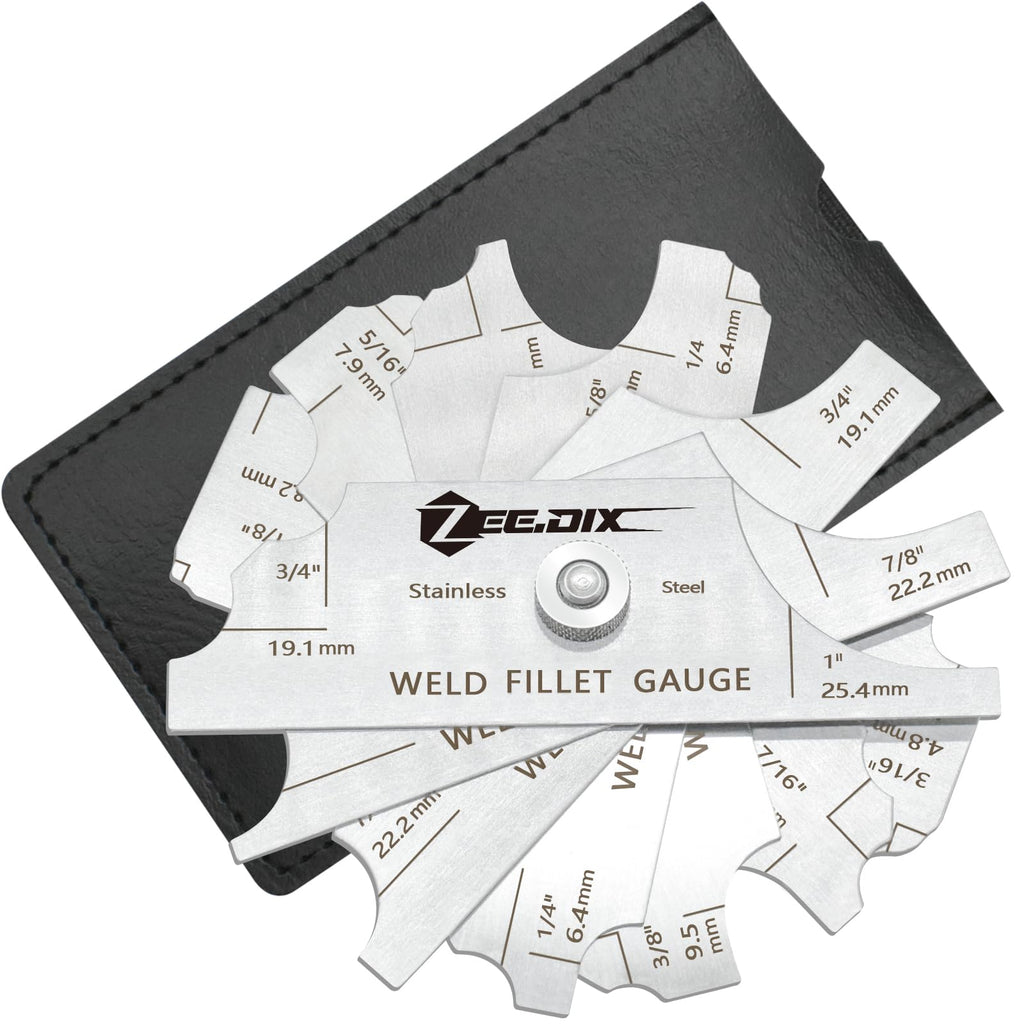 ZeeDix Metal Fillet Weld Gauge Set